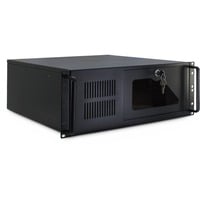 Inter-Tech IPC 4088-S rack behuizing Zwart | 2x USB-A