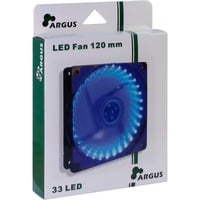 Inter-Tech L-12025 120x120x25mm case fan Zwart/blauw, 120 x 120 x 25 mm