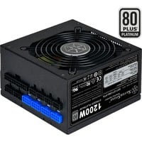 SilverStone SST-ST1200-PTS 1200W voeding Zwart, 8x PCIe, Kabel-Management
