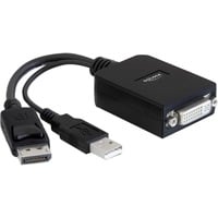 DeLOCK Adapter DisplayPort > DVI-I Zwart, + USB (23cm), Actief