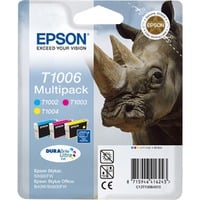 Epson Multipack - T1006 inkt C13T10064010, 'Neushoorn', 3-delig, Retail