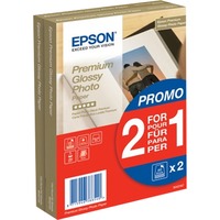 Epson Premium Glossy Photo Paper S042167 fotopapier C13S042167, Duo Pack, Retail