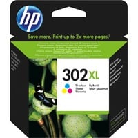 HP 302XL originele high-capacity drie-kleuren inktcartridge (F6U67AE)