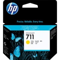 HP 711 Inktcartridge CZ132A, Geel