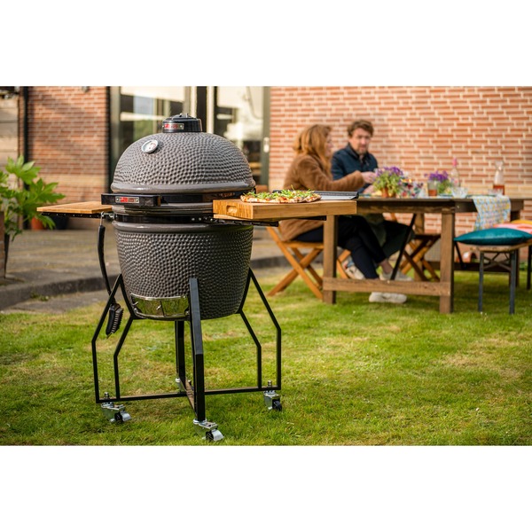 Grill Guru Original Large houtskoolbarbecue Grijs, met flipgrid systeem