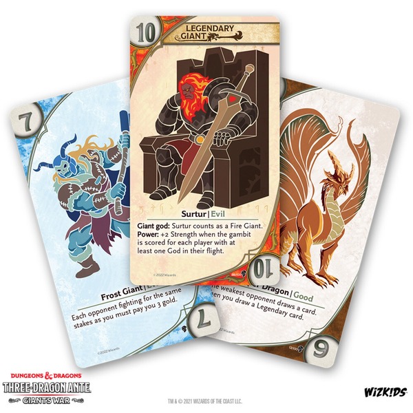Diverse Dungeons and Dragons: Three-Dragon Ante - Giants War Card Game ...