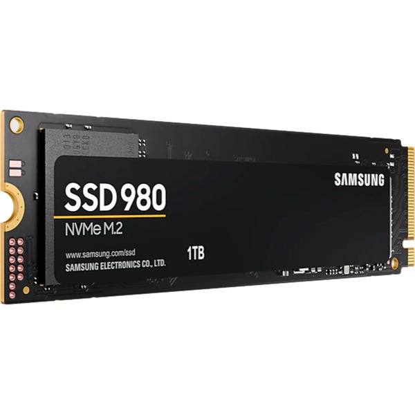 Samsung 980, 1 TB SSD MZ-V8V1T0BW, M.2 (2280), PCIe Gen 3.0 x4, NVMe 1.4
