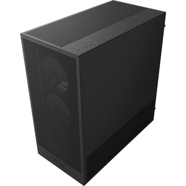 NZXT H5 Flow RGB v2 midi tower behuizing Zwart | 1x USB-A | 1x USB