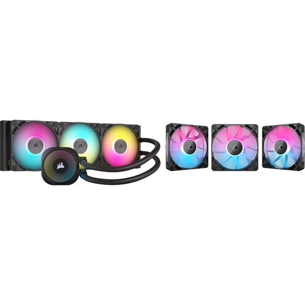 Corsair iCUE LINK TITAN 360 RX RGB + 3x iCUE LINK RX120 RGB