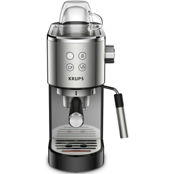 Krups Virtuoso XP442C espressomachine Roestvrij staal/zwart