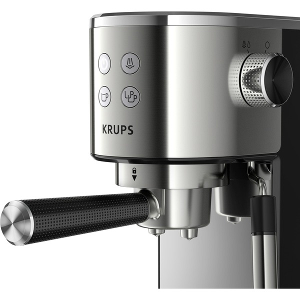 Krups Virtuoso XP442C espressomachine Roestvrij staal/zwart