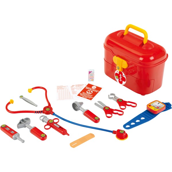 Sundaymot Dokterskoffer voor kinderen, speelgoed, 32-delig, medische doktersset, speelgoed met stethoscoop, imitatiespel, cadeau voor meisjes, jongens, kinderen, 3, 4, 5, 6, 7 jaar, roze