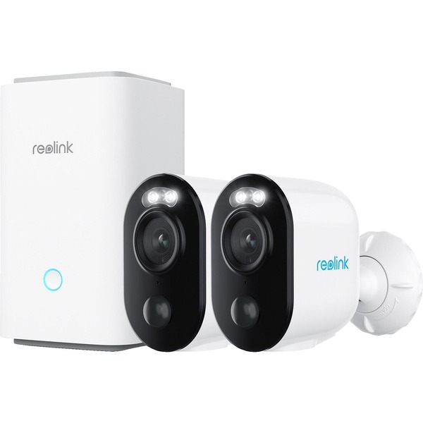Reolink Hub 1 met 2x Argus Series B310 beveiligingscamera Wit, 3 MP | WLAN | kleurennachtzicht Reolink Hub 1 met 2x Argus Series B310 beveiligingscamera Wit, 3 MP | WLAN | kleurennachtzicht