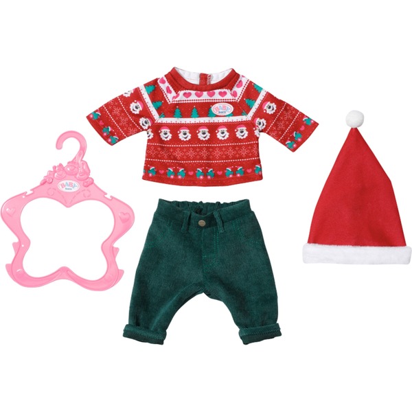 ZAPF Creation born - Kerstoutfit poppen accessoires cm