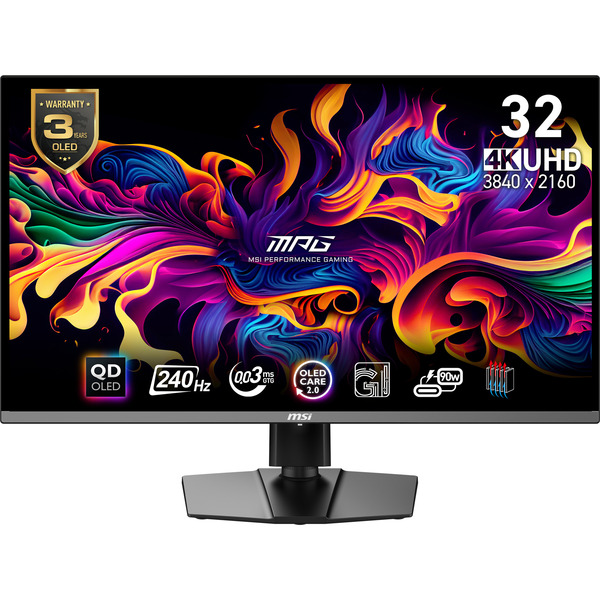 MSI MPG 321URX QD-OLED 31.5インチ 4K 240Hz MSI MPG 321URX QD-OLED 31.5