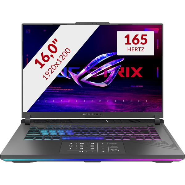 ASUS ROG Strix G16 G614JZN3012W 16" gaming laptop Grijs i713650HX