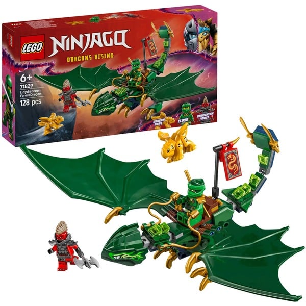 Ninjago - Lloyds groene bosdraak Constructiespeelgoed