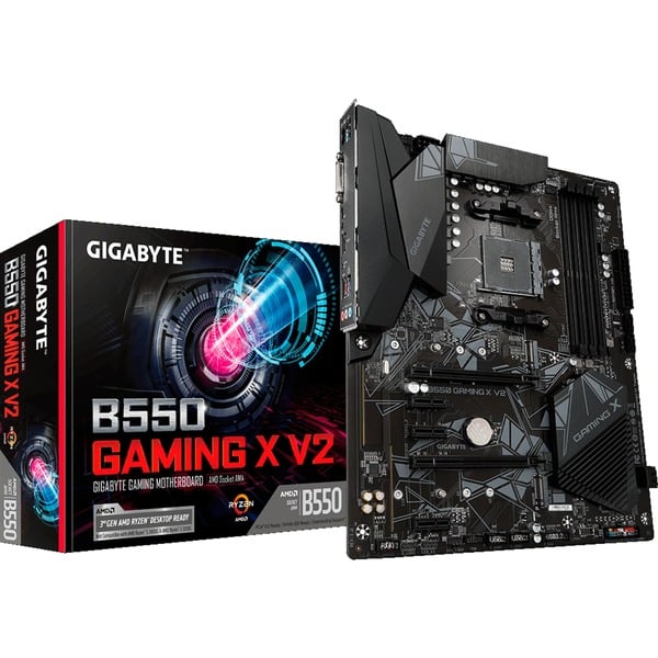 GIGABYTE B550 GAMING X V2 socket AM4 moederbord Zwart, RAID, Gb