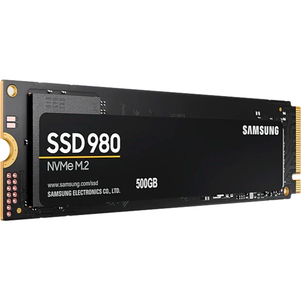 Downtown speling Bekend Samsung 980, 500 GB SSD MZ-V8V500BW, M.2 (2280), PCIe Gen 3.0 x4, NVMe 1.4