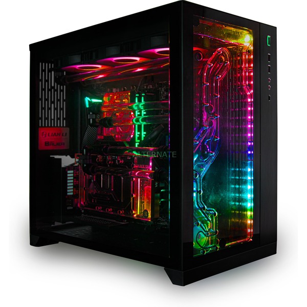 Thunderstorm by Alternate Liquid Edition RTX3080 gaming pc Zwart, 64 GB