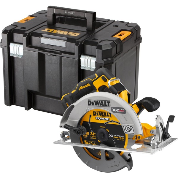 Borstelloze mini-cirkelzaag compatibel met Makita 18 V Li-ion accu, 8000 rpm, met 165 mm cirkelzaagblad, zuiver koperen motor, ideaal voor het snijden van hout (zonder batterij