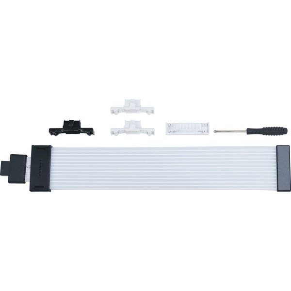 Lian Li Strimer Wireless 16 pinos (PW16-121W) - Cabo de extensão de alimentação RGB endereçável - Controle sem fio de 2,4 GHz com 370 mm; comprimento de 14,56 polegadas - Faixa de