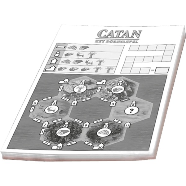 Dader financieel Onderdrukken 999 Games Catan: Het Dobbelspel: scoreblok Notitieboek Nederlands, 3 stuks, 1-4 spelers, 20 minuten, vanaf Dader financieel Onderdrukken 999 Games Catan: Het Dobbelspel: scoreblok Notitieboek Nederlands, 3 stuks, 1-4 spelers, 20 minuten, vanaf