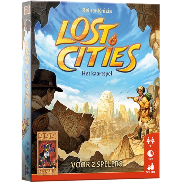 schuld tunnel Sanctie 999 Games Lost Cities: Het Kaartspel Nederlands, 2 spelers, 30 minuten,  vanaf 10 jaar