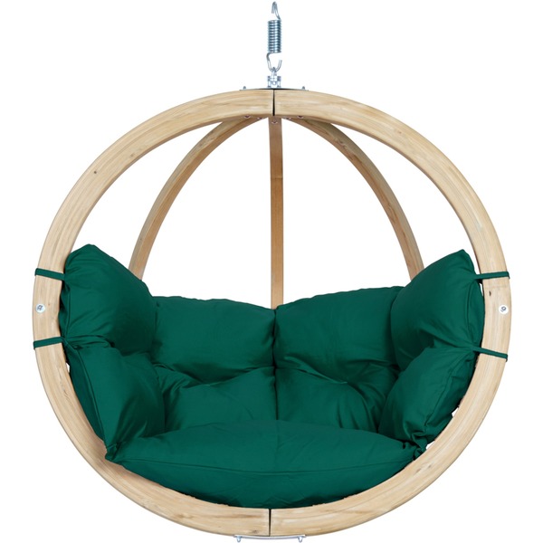 gesmolten Pickering Suradam Amazonas Globo Chair Verde hangstoel Groen
