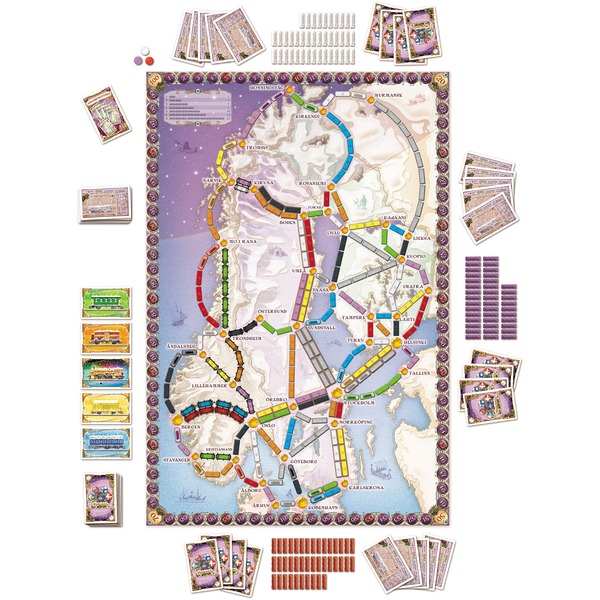 Asmodee Ticket to Ride Nordic Countries Bordspel Engels, 2 3 spelers, 30 60 minuten, Vanaf Asmodee Ticket to Ride Nordic Countries Bordspel Engels, 2 3 spelers, 30 60 minuten, Vanaf