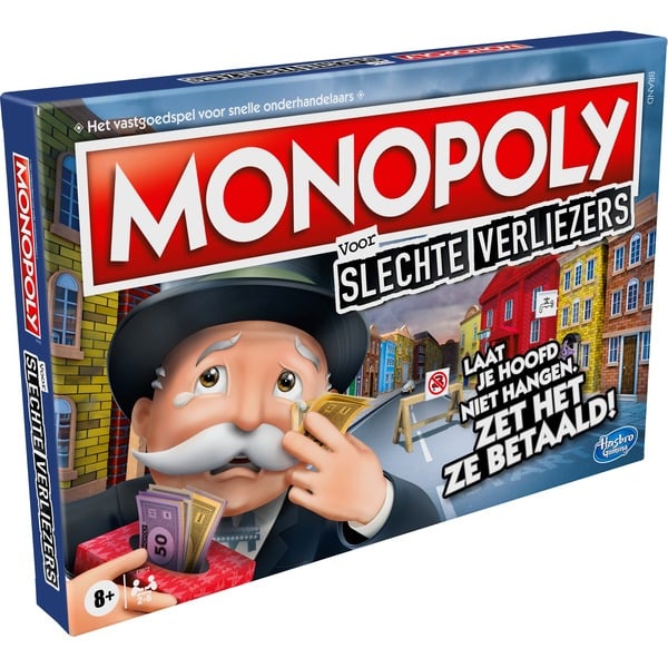 Hasbro Monopoly - Slechte Verliezers 2 - 4 spelers, 60 minuten, Vanaf jaar