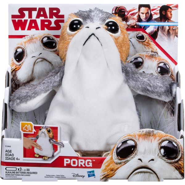 Star - The Last Jedi Porg Elektronische Knuffel Pluchenspeelgoed
