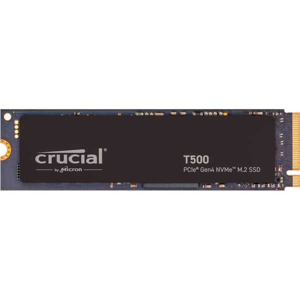 【新品・未使用】Crucial T500 1TB PCIe Gen4 NVMe Crucial T500 1 TB SSD Zwart, PCIe 4.0 x4, NVMe, M.2 2280