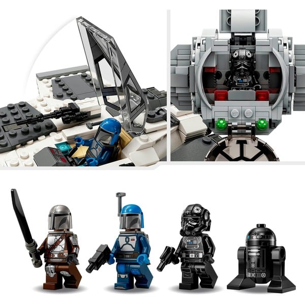 LEGO Star Wars Mandalorian Fang Fighter vs. TIE Interceptor Constructiespeelgoed 75348