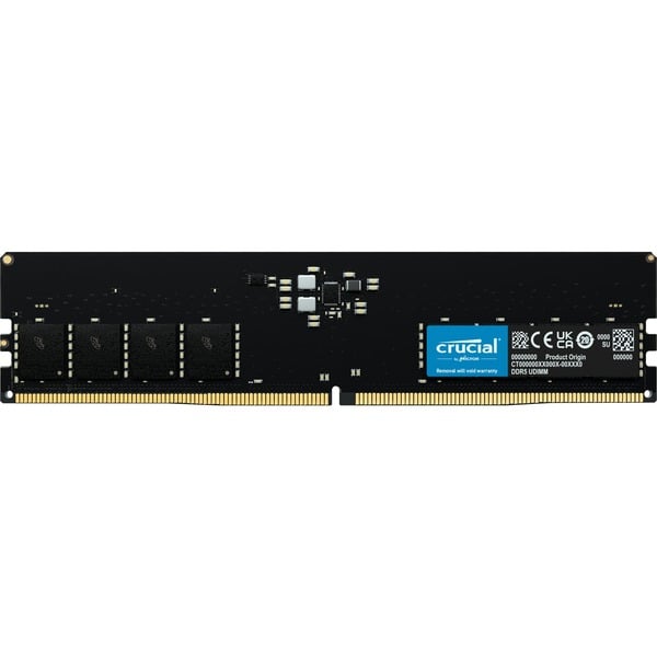 Crucial 16 GB DDR5-4800 (1x 16 GB) werkgeheugen Zwart, CT16G48C40U5
