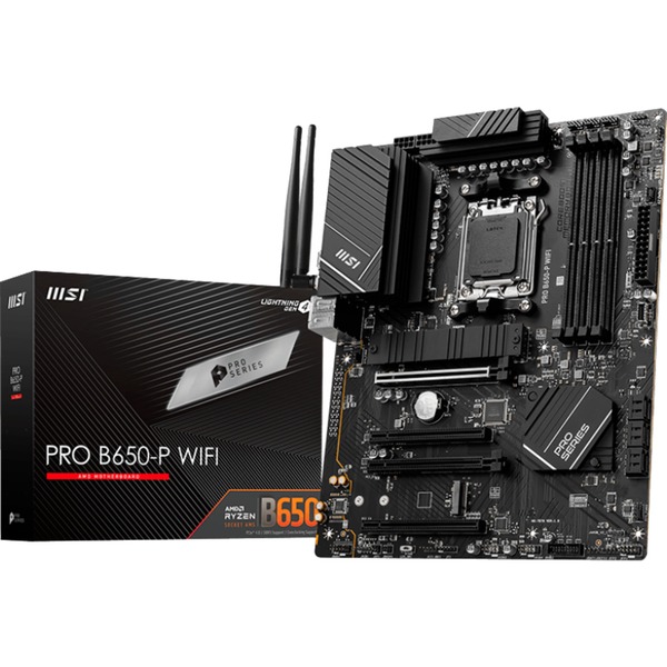 MSI PRO B650P WIFI, socket AM5 moederbord RAID, 2.5 GbELAN, WiFi 6E