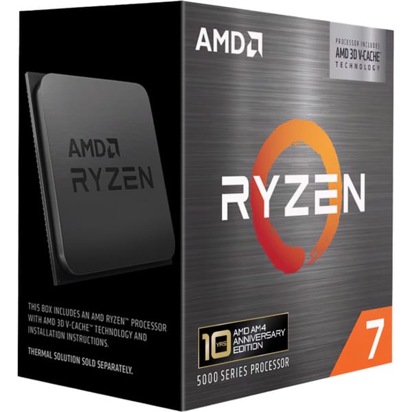 CPU AMD Ryzen 7 5800X3D AMD Ryzen 7 5800X3D, 3,4 GHz (4,5 GHz Turbo Boost) socket AM4