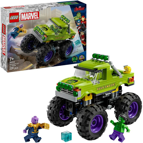 Marvel - De Hulk truck vs. Thanos Constructiespeelgoed