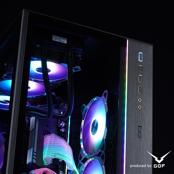 Lian Li Bora Digital 120 3pack case fan Wit, RGB leds, 4pins PWM fan