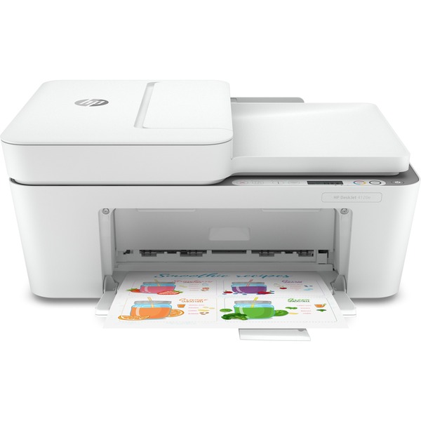 heet Rijden Lucky HP DeskJet 4120e all-in-one inkjetprinter met faxfunctie Wit, HP+, Printen,  kopiëren, scannen, faxen via
