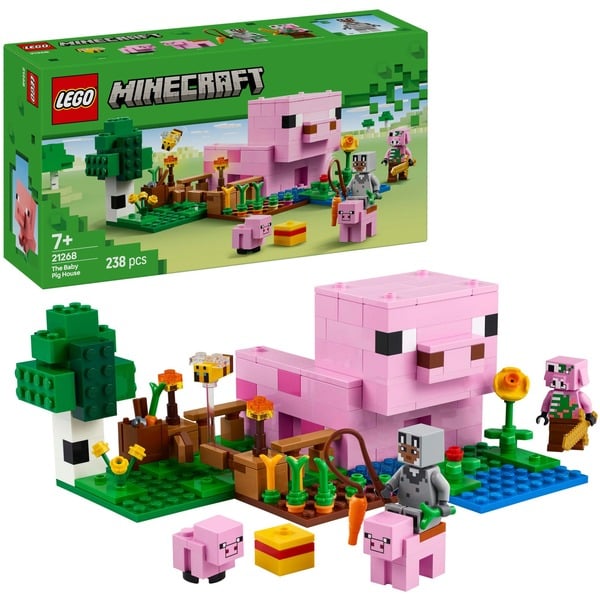 Minecraft - Het huis van het biggetje Constructiespeelgoed