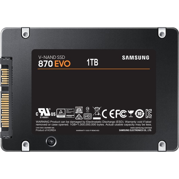 Samsung 870 EVO, 1 TB SSD MZ-77E1T0B/EU, SATA/600