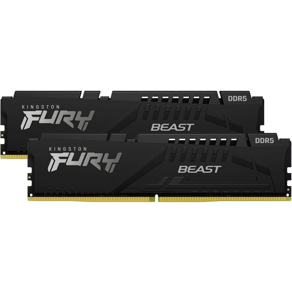 Kingston FURY Beast 64 GB DDR5-6000 (2x 32 GB) werkgeheugen Zwart