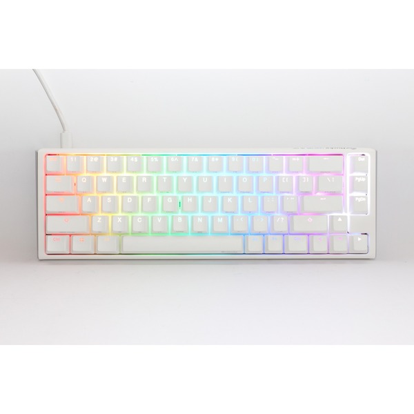 Ducky One 3 Classic Pure White SF, toetsenbord Wit, US layout, Cherry MX Red, RGB led, Double