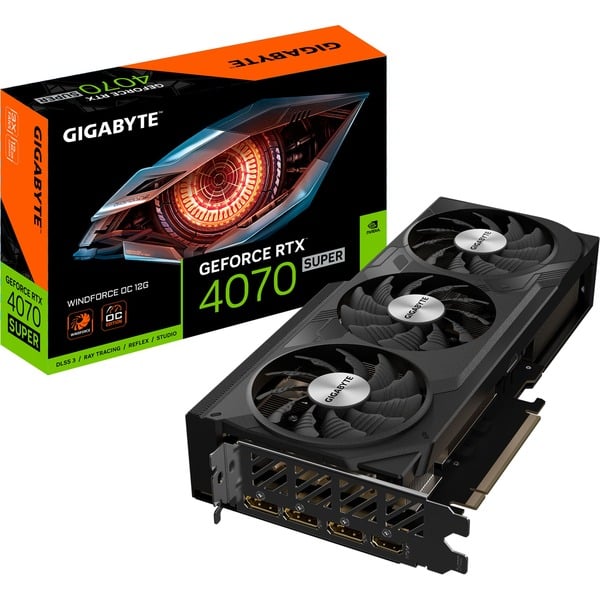 GIGABYTE GeForce RTX 4070 SUPER WINDFORCE OC 12G grafische