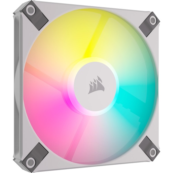 Corsair iCUE AF120 RGB SLIM 120 mm Duoset case fan Wit, 4pins PWM fan