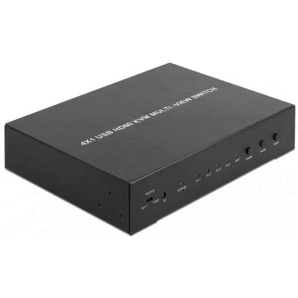 DeLOCK KVM 4in1 Multiview Switch 4x HDMI met USB kvmswitch
