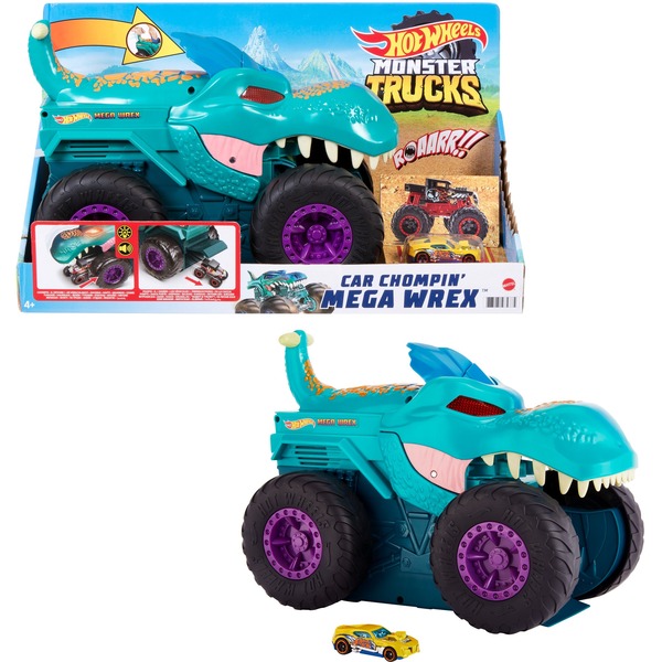 Hot Wheels Monster Trucks Car Chompin' MegaWrex Speelgoedvoertuig