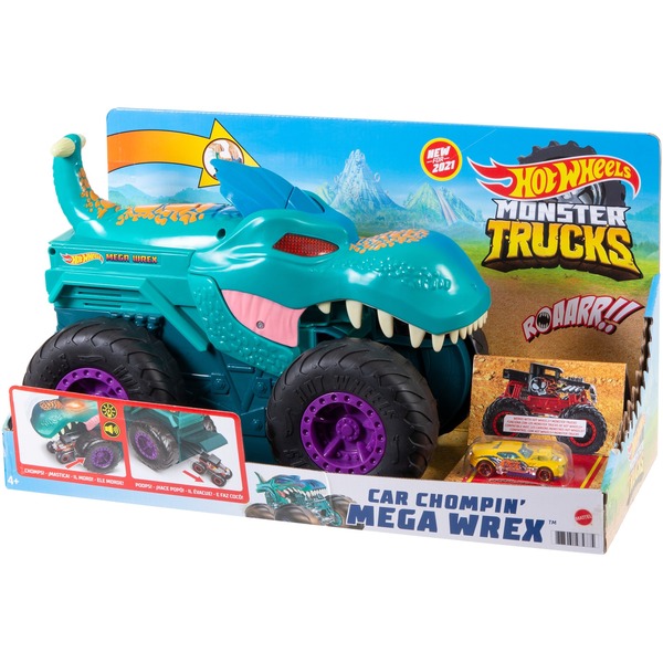 Hot Wheels Monster Trucks Car Chompin' MegaWrex Speelgoedvoertuig