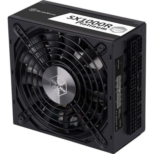 SilverStone SSTSX1000RPL, 1000 Watt voeding Zwart, 4x PCIe, 1x 12VHPWR, Full Kabelmanagement